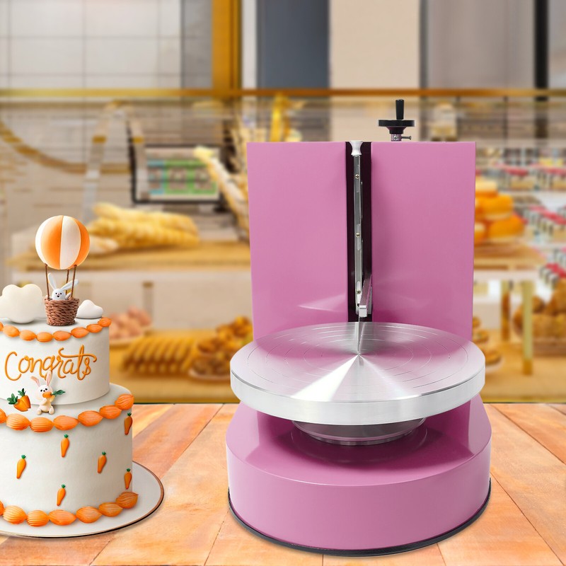New Cake Cream Spreading Coating Smearing Machine Automatic Cake Wiping Machine gallery