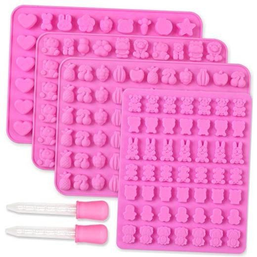 Diverse Animal & Fruit Silicone Chocolate Candy Making Molds, animal & fruits