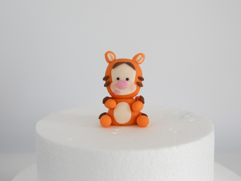 Winnie the Pooh and Friends Edible Fondant Cake Toppers with Mushrooms and Tree gallery