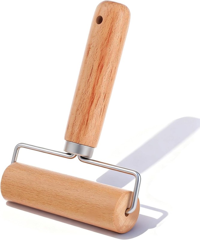 Small Rolling Pin, Rolling Pins for Baking Mini Wooden Dough Roller, Non-Stic…
