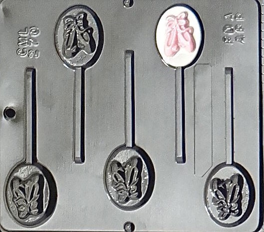 Ballet Slippers Lollipop Chocolate Candy Mold 270 NEW