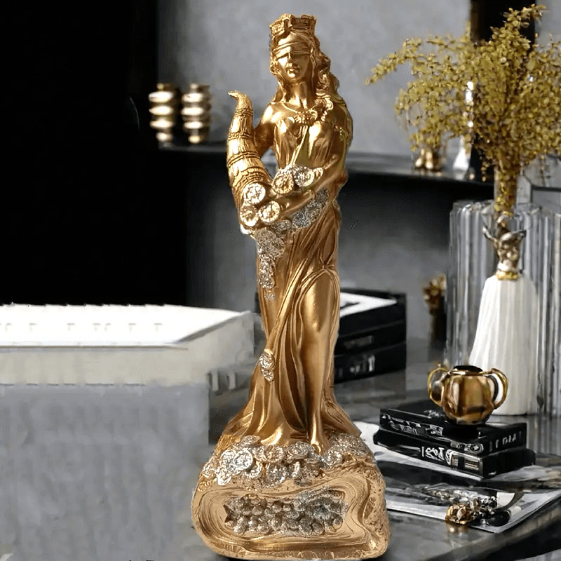 10 in new Fortuna Greek Goddess Resin, plaster, soap mold, candle mold
