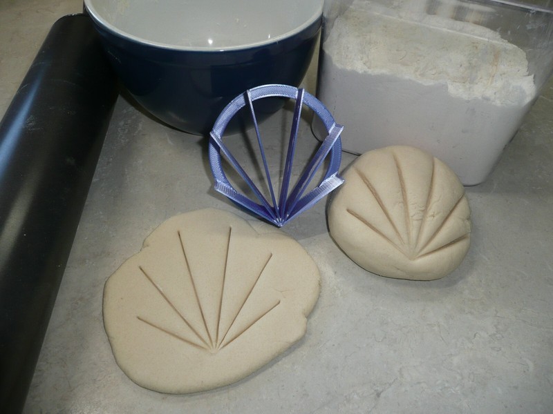 STARBURST DESIGN CONCHA CUTTER MEXICAN SWEET BREAD STAMP MADE IN USA PR5004 gallery