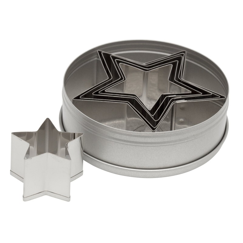 Plain Edge Star Cutters (6 Piece Set)