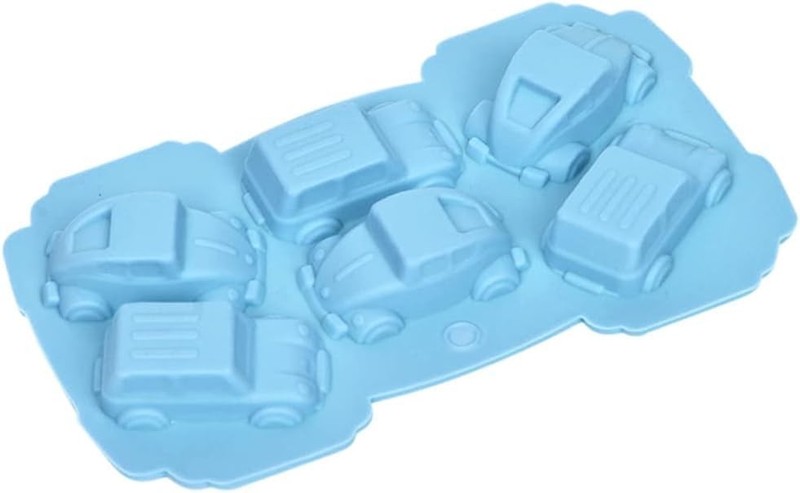 1 PACK 6 Cavities Cars Shape Silicone Cake Mold, Soap DIY Ice Tray Muffin Coo... gallery