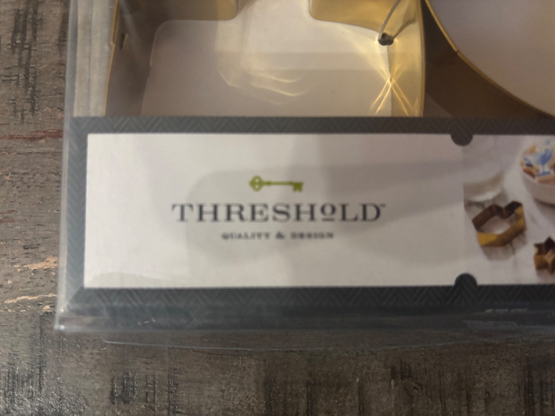 Threshold Menorah Quality & Design stainless steel 6 piece cookie cutter set NEW gallery