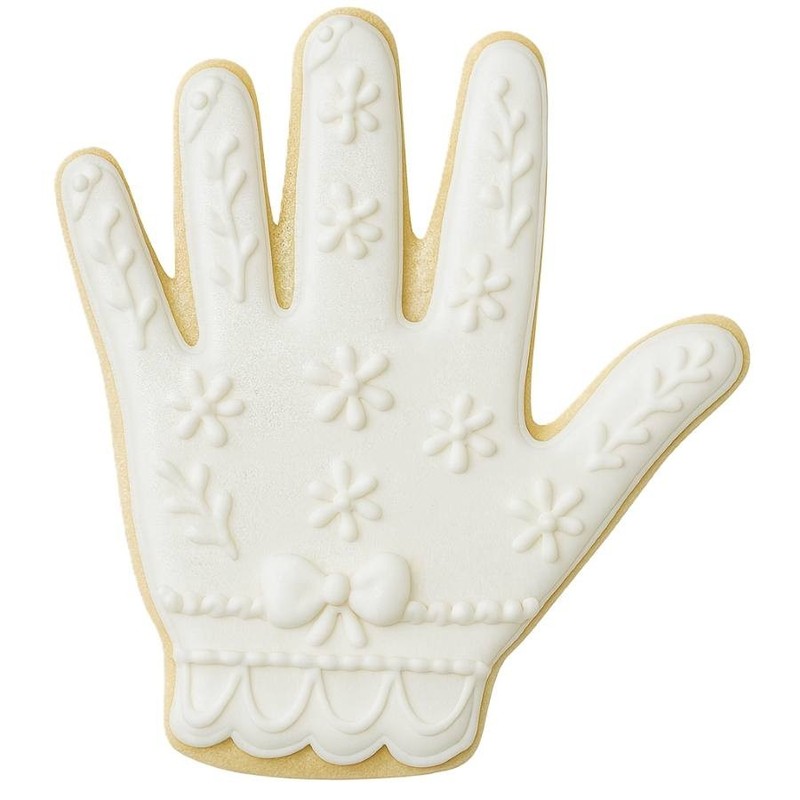 Hand Cookie Cutter Kids School Teacher Garden Glove Lace Glove | Cookie Cutters gallery