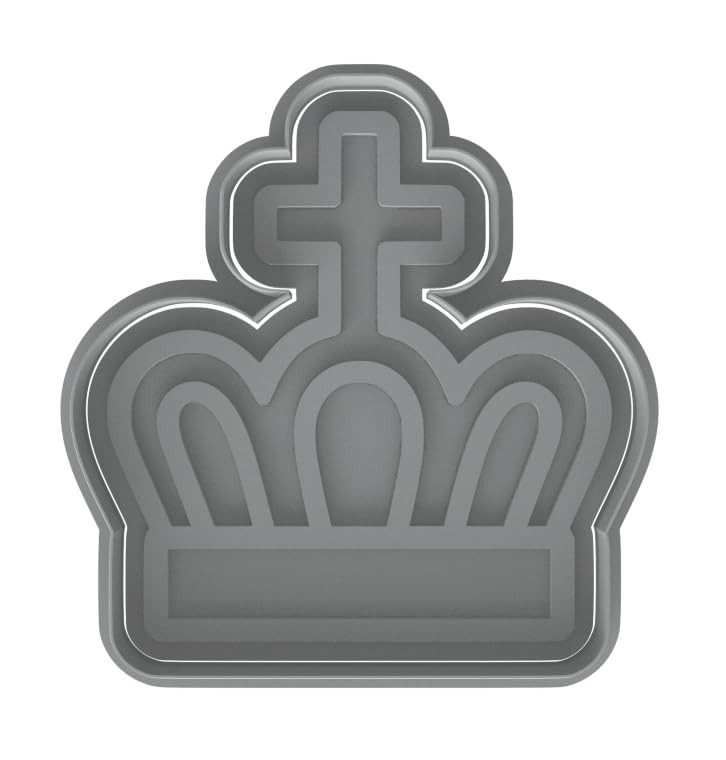 Imperial Crown Cookie Cutter - 4x3.6" Fun Party Baking Kitchen gallery