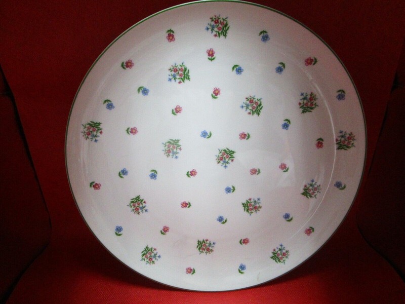 Footed Cake Plate Stand 3 x 10" Floral gallery