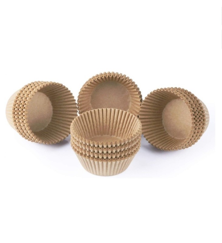 500 Natural Cupcake Liners Greaseproof Muffin Baking Cups Food Grade Paper Cups. gallery