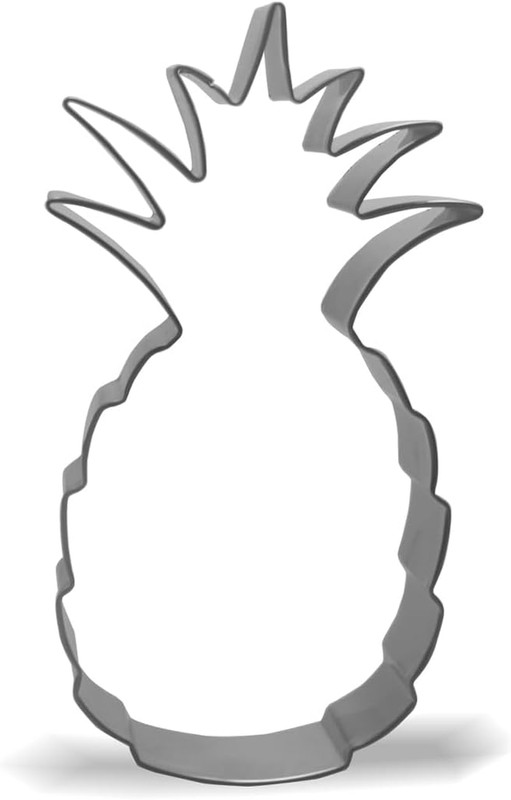 Pineapple Cookie Cutter, 5 X 2.7 Inch, Stainless Steel gallery