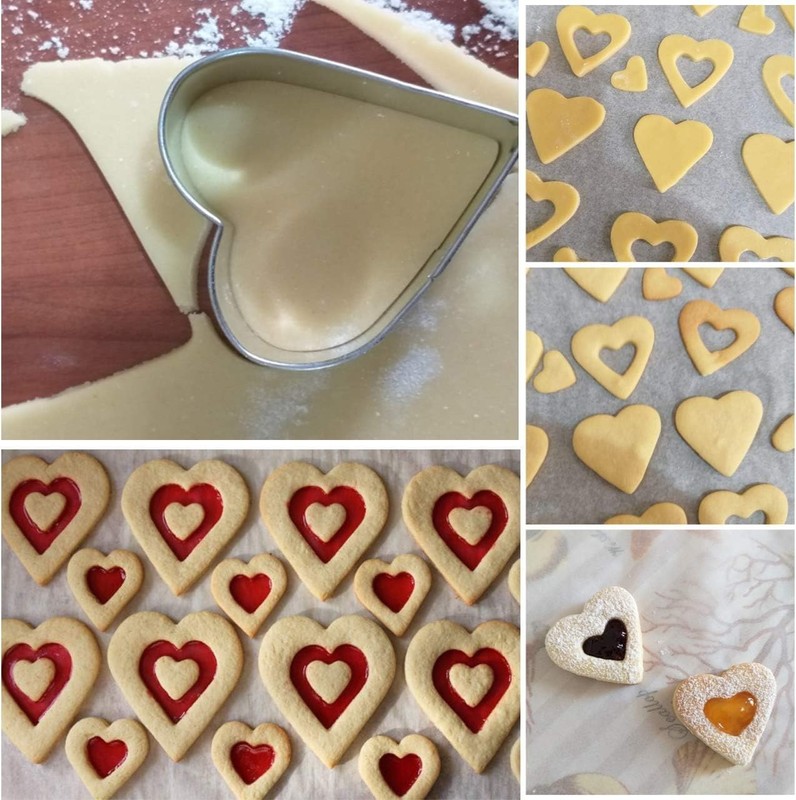 Dishwasher Safe Heart Cookie Cutter Set - Pack of 5 for Celebrations gallery