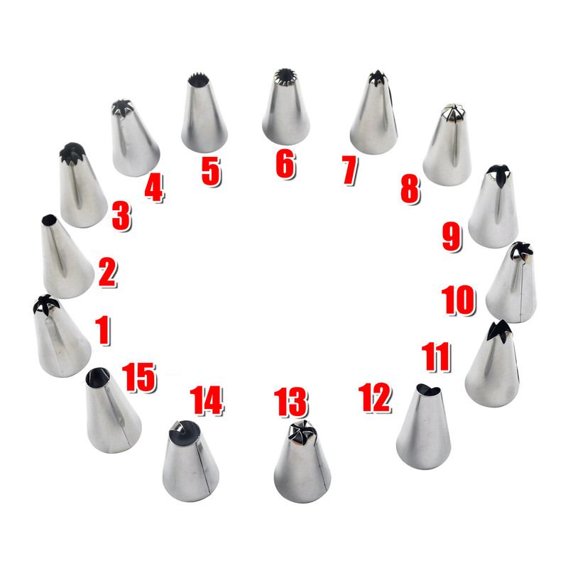 NEW Lcing Piping Nozzles Pastry Tips Cake Sugarcraft Decorating Baking Tools AU gallery