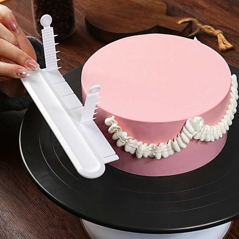 Cake Curved Flower Arranging Aid Graduated Scale Fondant Cake Decorating Tool gallery