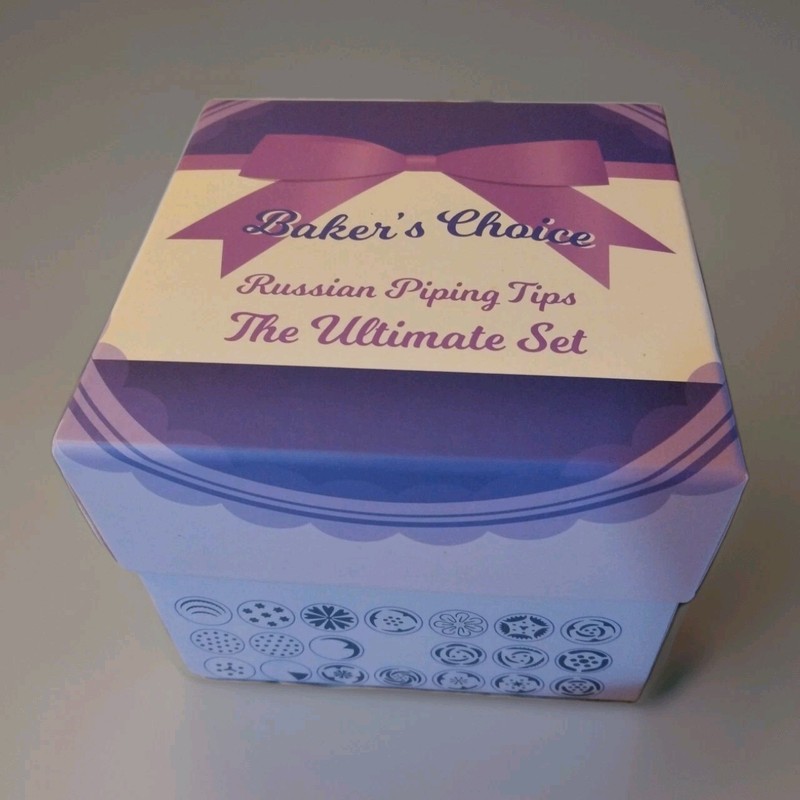 Bakers Choice Russian Piping Tips The Ultimate Set NEW In box. Cake/Cookie