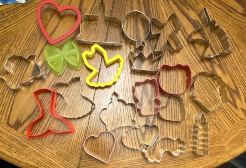 Heart Unicorn Crown Bow Cookie Cutter Set Multicolor Metal birthday girl 20 Pack