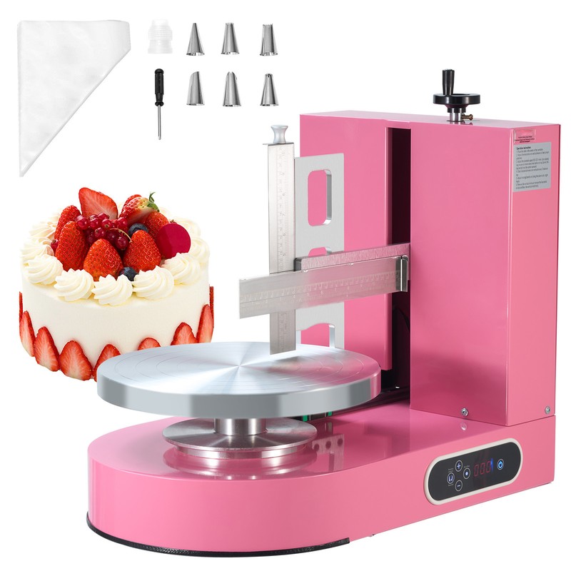 6-14" Cake Cream Decorating Machine Cake Spreading Frosting Smearing Machine