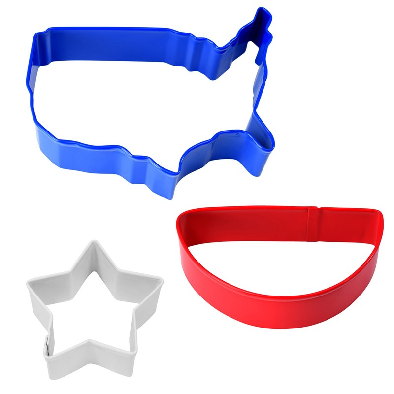 R&M Internatioanl Patriotic Cookie Cutter Set gallery
