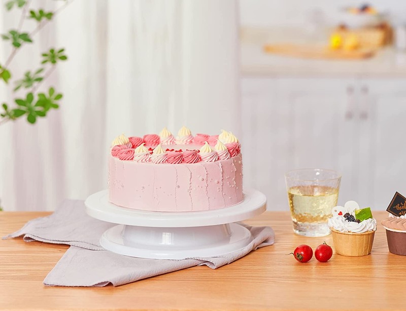 Soporte Para Pasteles Plato Giratorio Para Pastel Rotating Cake Stand Turntable gallery