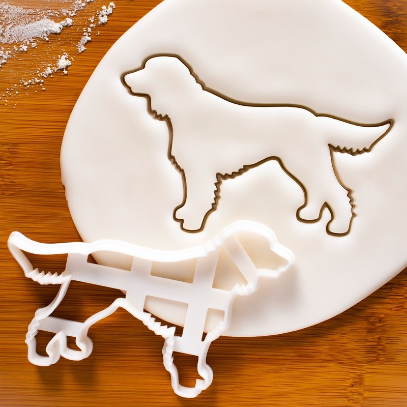 Working Cocker Spaniel Cookie Cutters Set - dog portrait treats animal shelter gallery