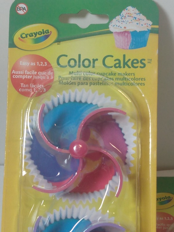 2 Crayola" Color Cakes "Multi Color Cupcake Makers 2 packs New! gallery