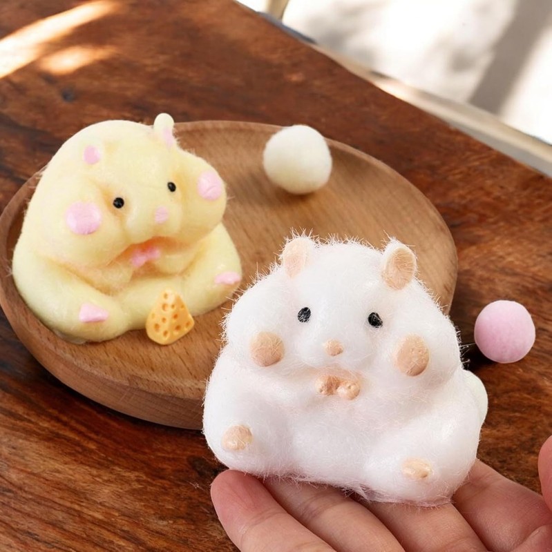 Little Hamster Silicone Mold 6 Cavity 3D Cake Bakings Tool for Dessert White gallery