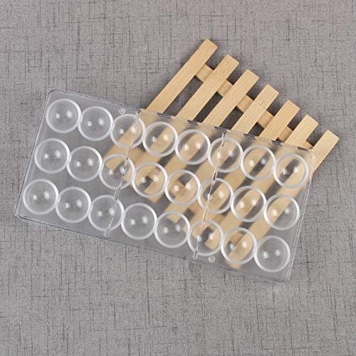 4 Pack 84 Grids Polycarbonate Chocolate Molds Candy Making Tray Molds for Sweets gallery
