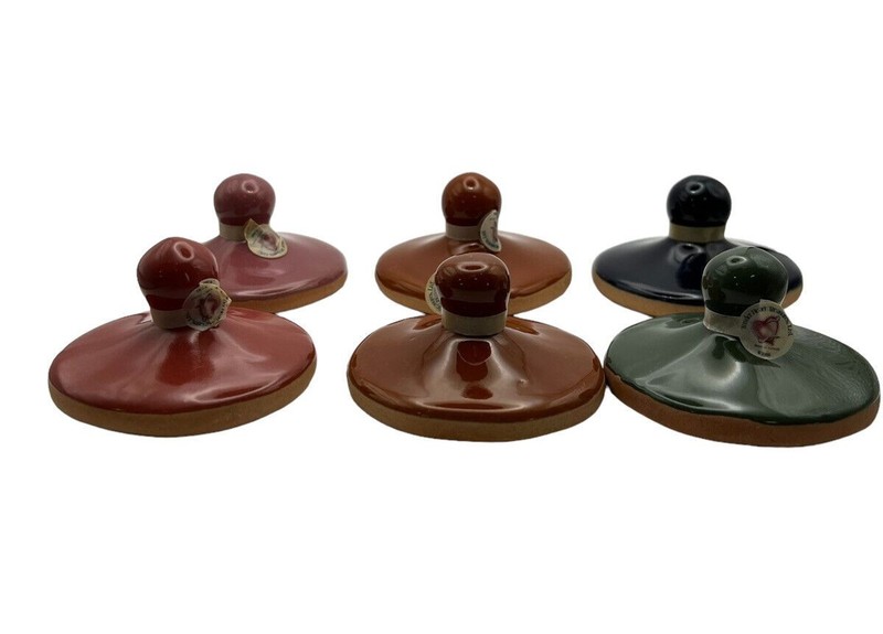 Vtg 1992 Tender Heart Treasures Ceramic Cookie Mold Press Holidays/Baby Set of 6 gallery
