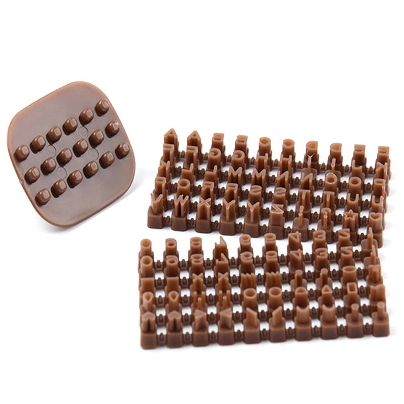 3pcs Polymer Clay Letter Stamps Mini Alphabet Number Letter Stamps Letter