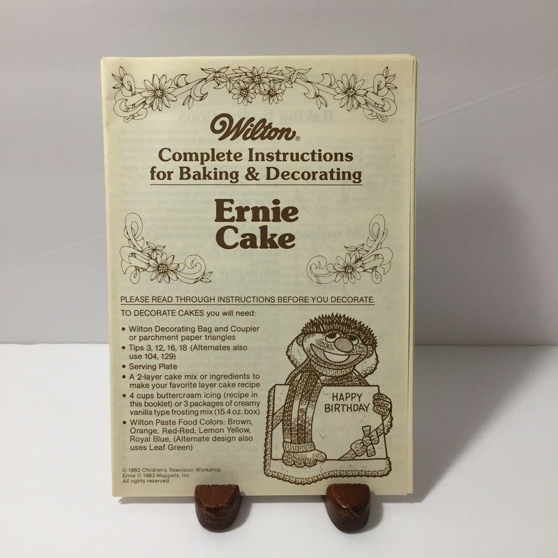 Wilton Complete Instructions Baking & Decorating Ernie Cake gallery