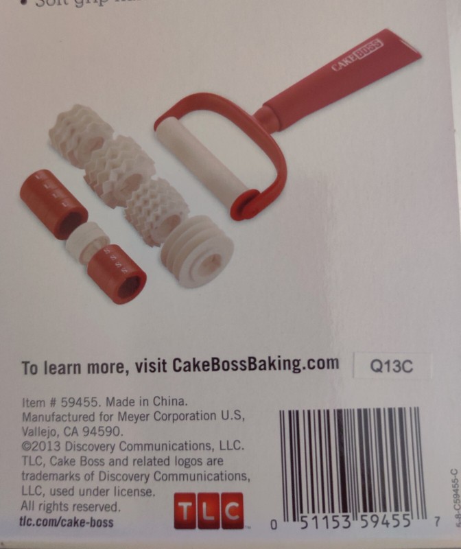 CAKE BOSS Fondant Ribbon Cutter Set And Fondant Smoother gallery