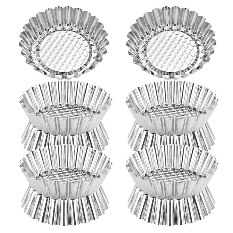 20 Pcs Stainless Steel Tart Molds Mini Tart Tin Pans Nonstick Baking Supplies gallery