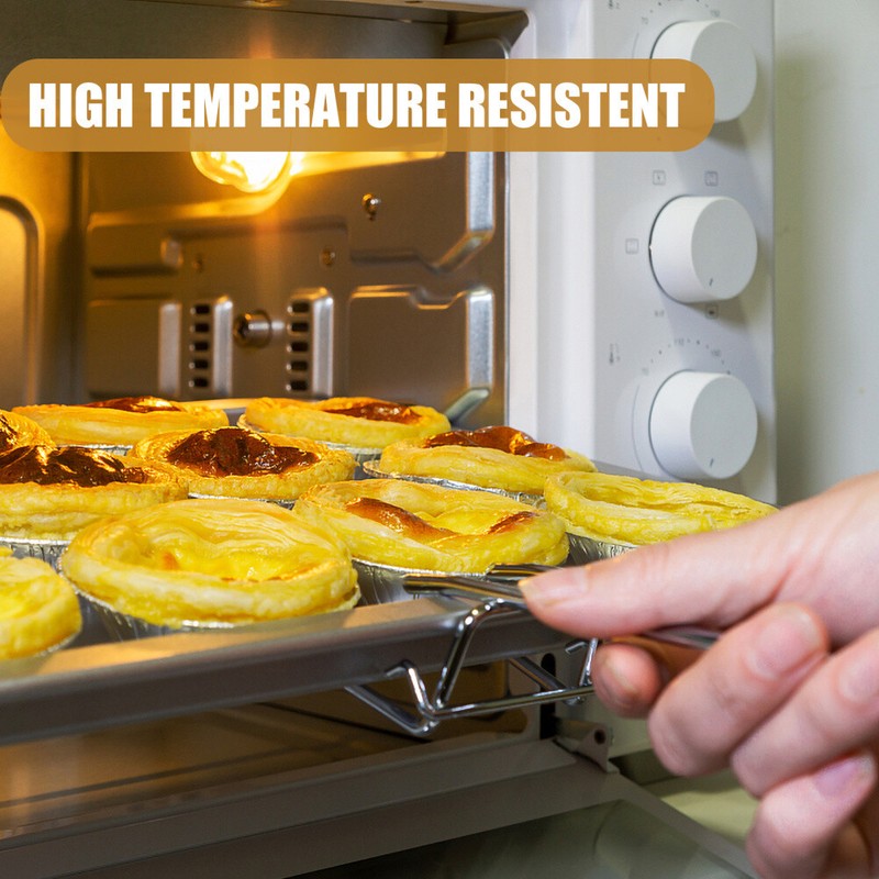 10PCS Chinese Egg Tart Dish Biscuit Canned Pudding Egg Tart Tray Egg Tart Pan gallery