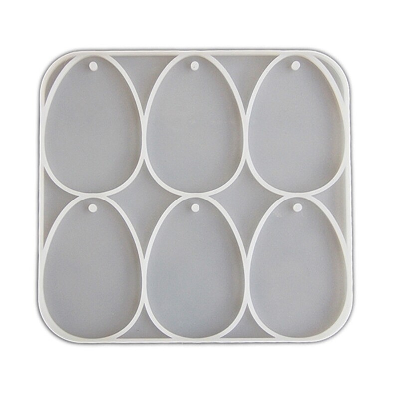Fun and Creative Edibles Mold Large Eggs Shaped Silicone Jewelry Supplies