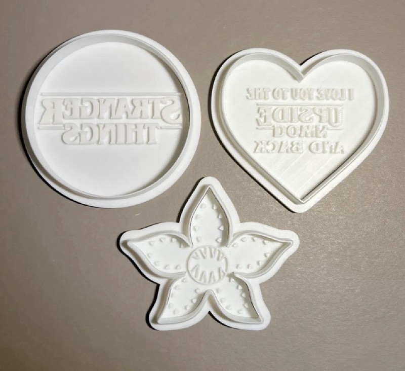 Stranger Things cookie cutter set