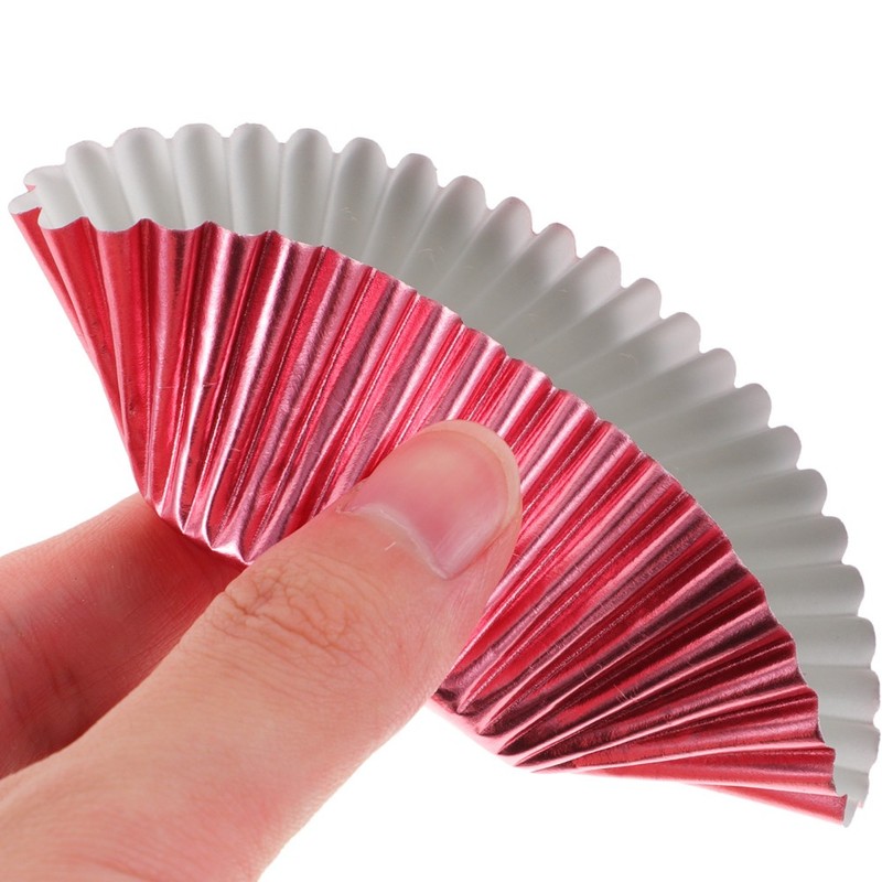 Assorted Color Cake Cases Flexible Paper Cupcake Wrappers for Muffins and Baking gallery