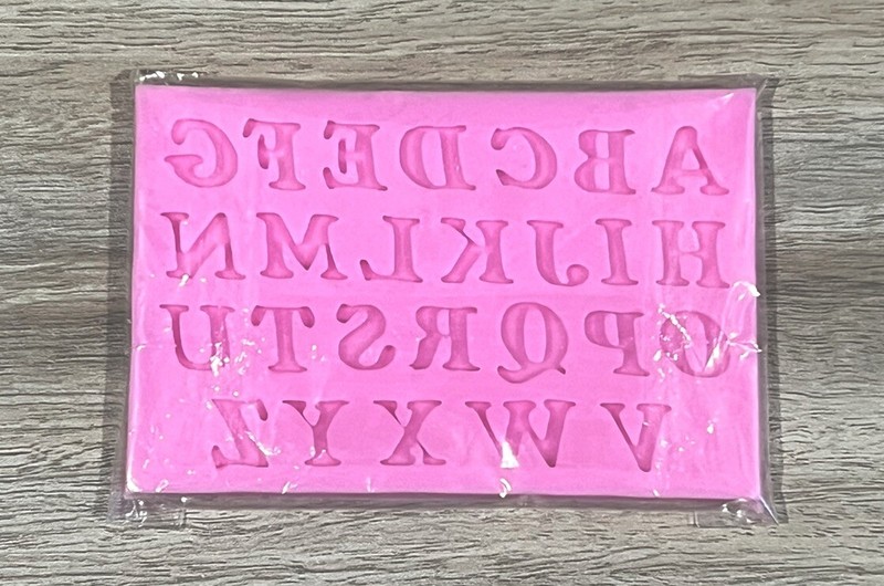 Silicone Mold Alphabet 26 Letters & 10 Numbers Fondant & Chocolate Mold Baking