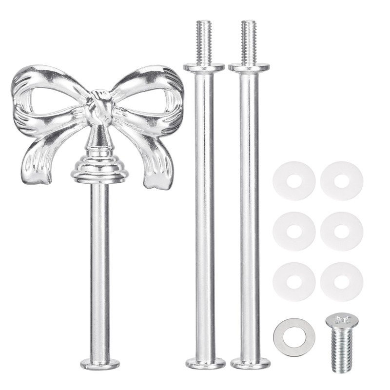 1 Set 3 Tier Cupcake Holder for Silver Bow Cake Holder