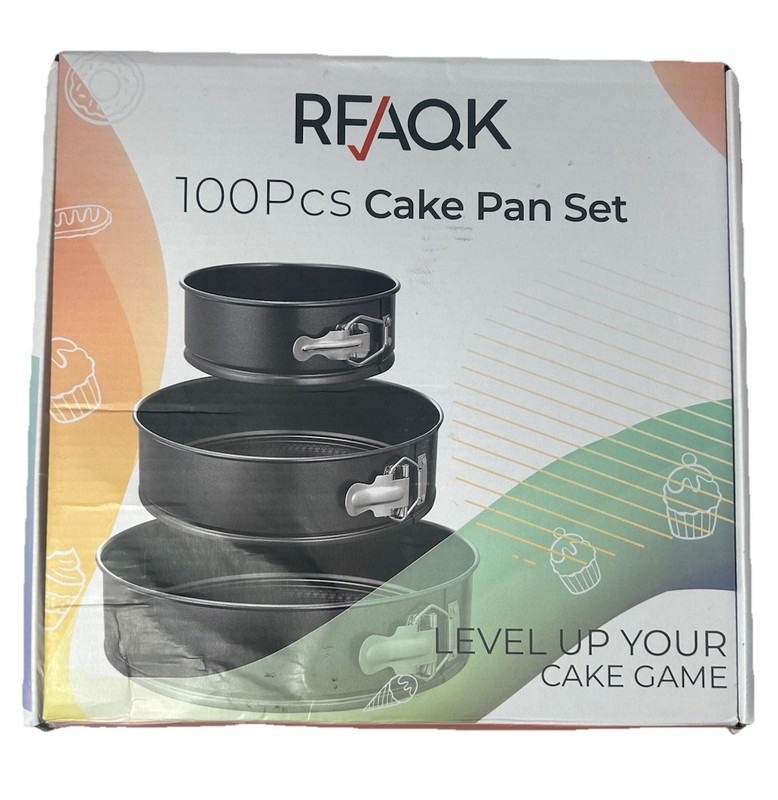 RFAQK 100 Pc Cake Pan Set
