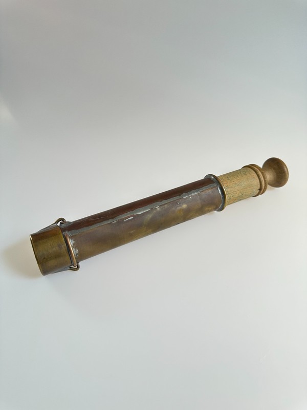 Antique Brass Icing Syringe Handmade Pastry Piping Tool Cookie Press 3 Discs gallery