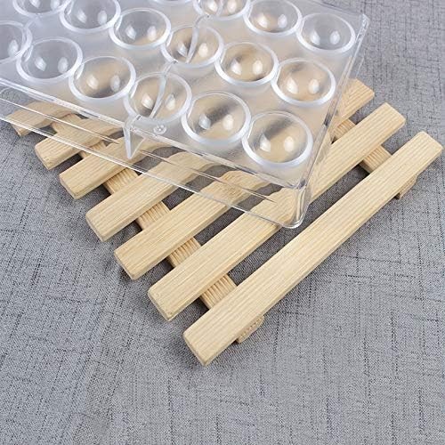 4 Pack 84 Grids Polycarbonate Chocolate Molds Candy Making Tray Molds for Sweets gallery