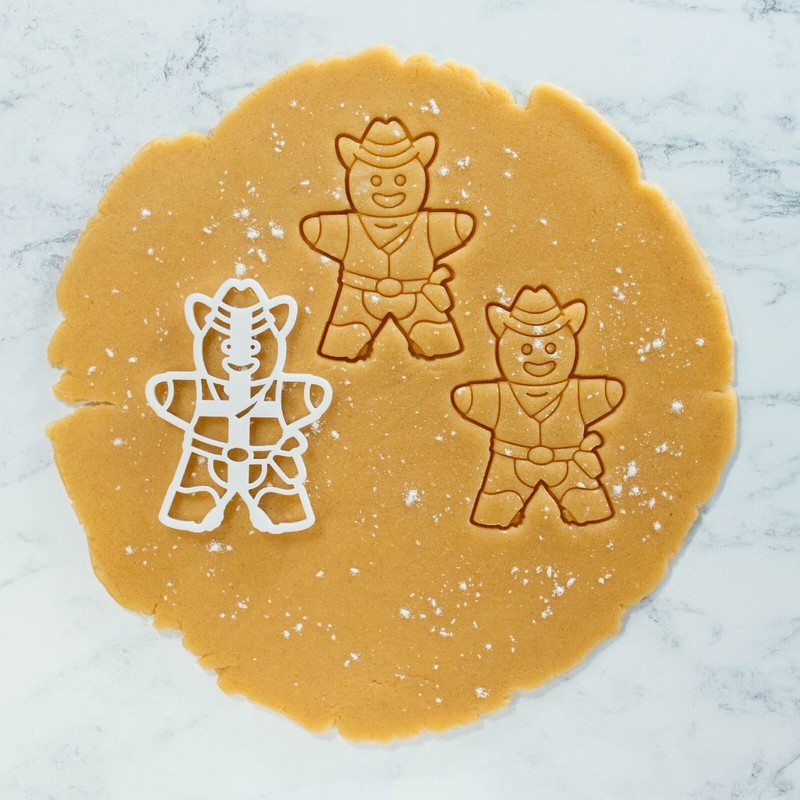 Cowboy Gingerbread Cookie Cutter - Wild West Country theme birthday party, ranch gallery