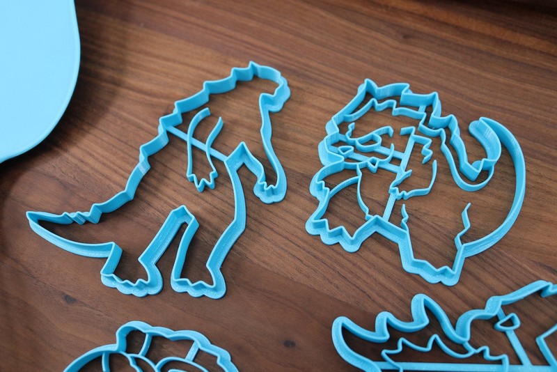 King Lizard Kaiju Cookie Cutters - Atomic Breath, Cash Money Lizard, Cute Kaiju gallery