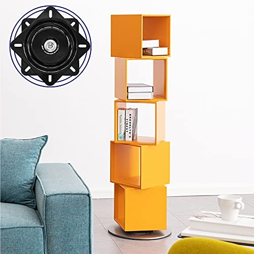 2Pack 8Inch Heavy Duty Bar Stool Swivel Plate, Chair Base With Solid Ring of gallery