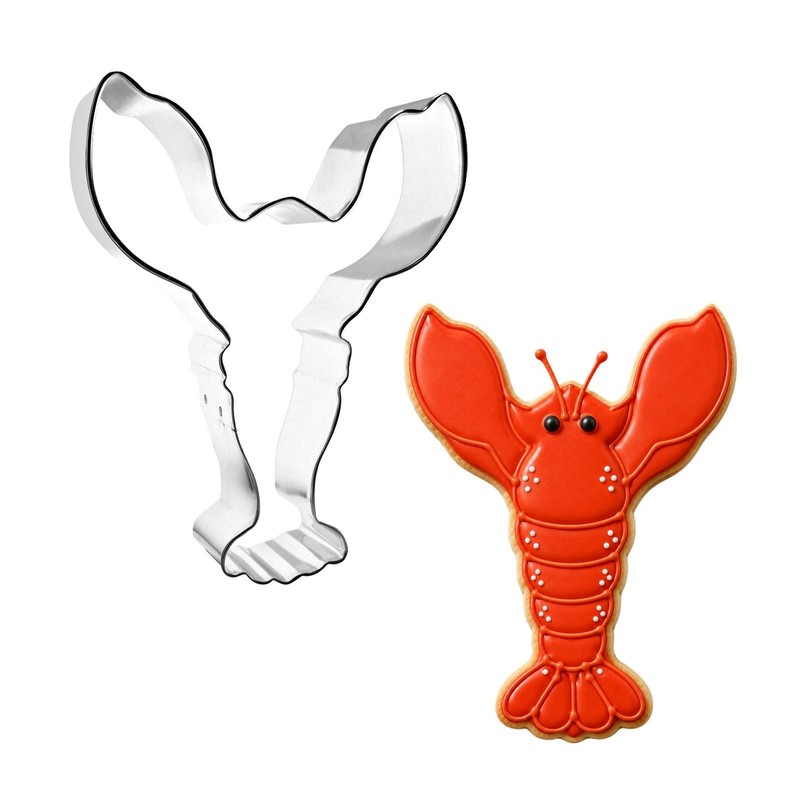 Lobster 4” Crawfish Cookie Cutter Metal