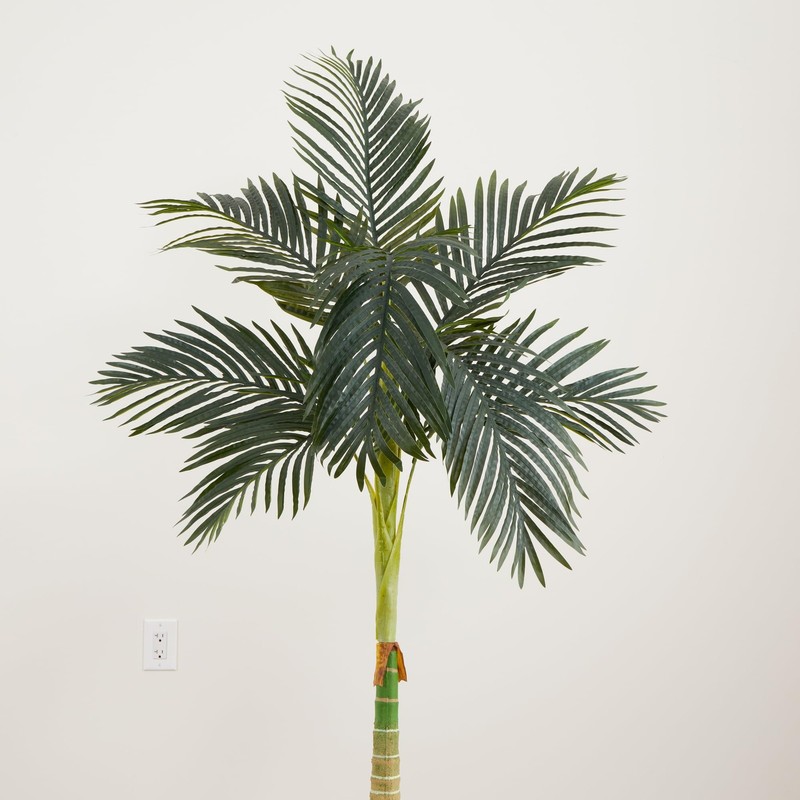 Nearly Natural 5Ft. Artificial Golden Cane Palm Tree No Pot T4317 gallery