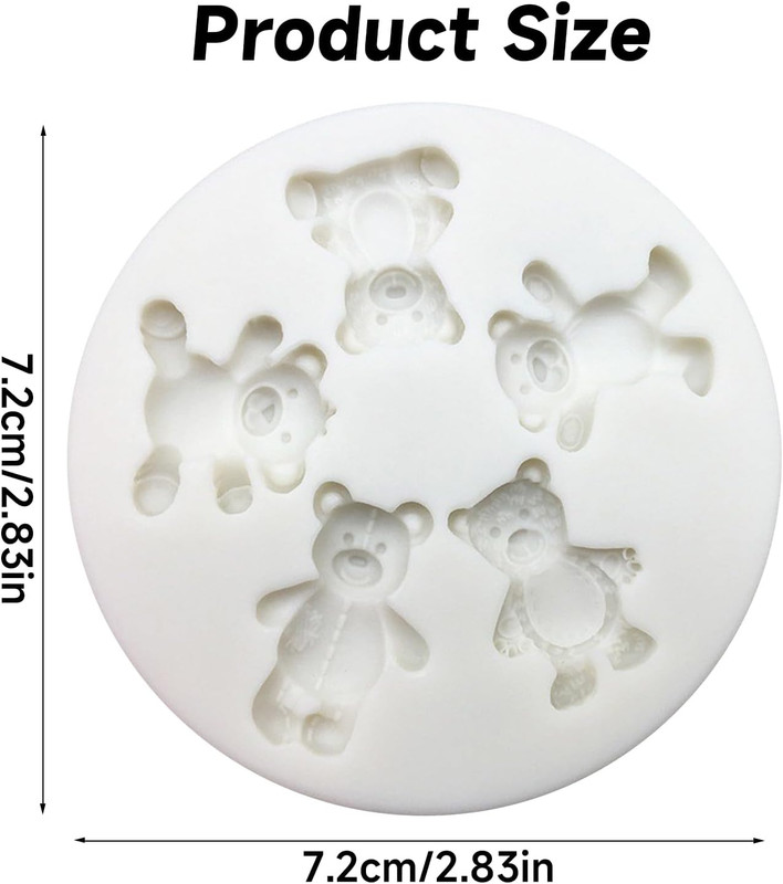 Bear Silicone Fondant Mold Teddy Bear Silicone Mold Bears Candy Chocolate Molds gallery