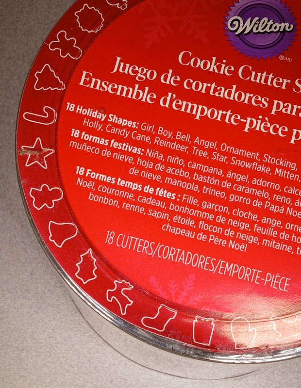 Wilton 18 Piece Metal Christmas Holiday Cookie Cutter Set gallery
