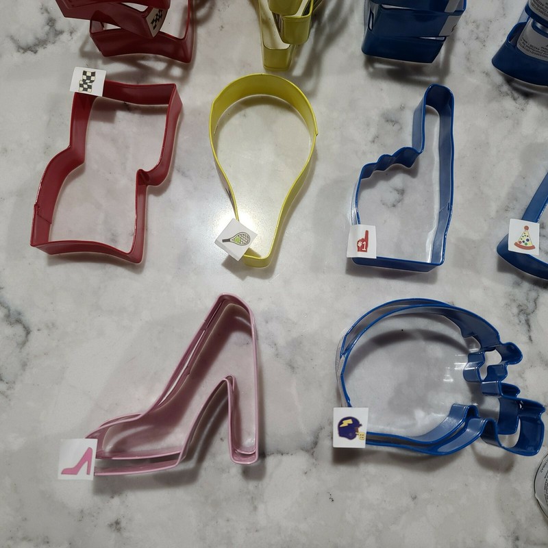 New - Metal Cookie Cutters - 45 Piece Lot (11 different cutters) gallery