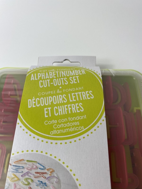 Wilton Alphabet Fondant Cutter Set - Box Set, Brand New, Perfect for Cake Decor! gallery